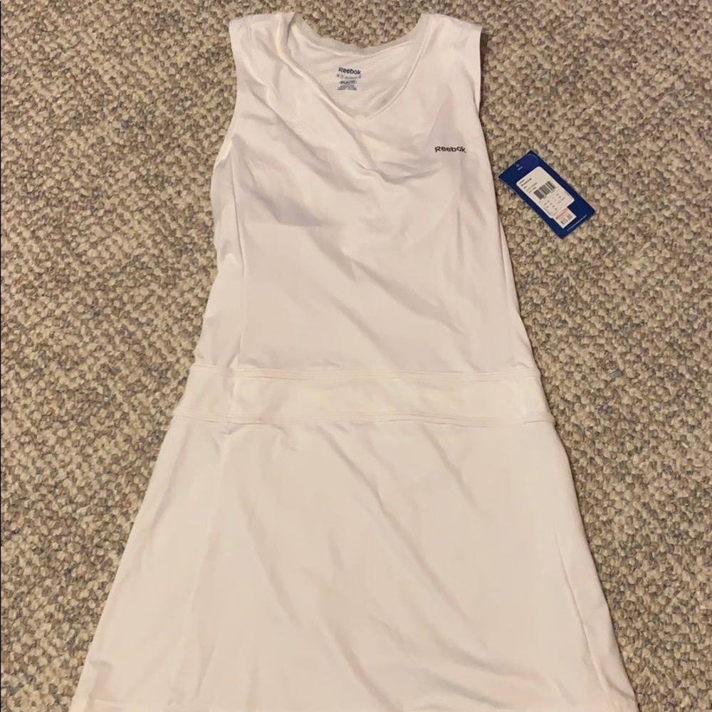 White Reebok tennis dress